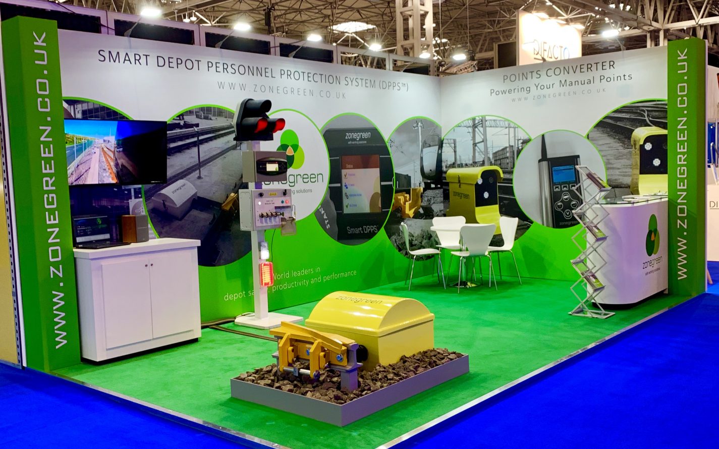 ZONEGREEN LAUNCH DEPOT PROTECTION RFID CONTROL PANEL AT RAILTEX